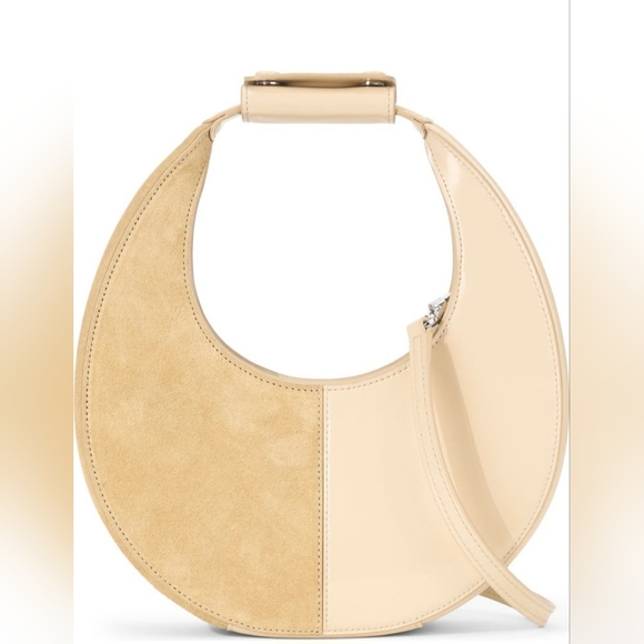 STAUD Mini Moon Split Leather Bag - Picture 12 of 14